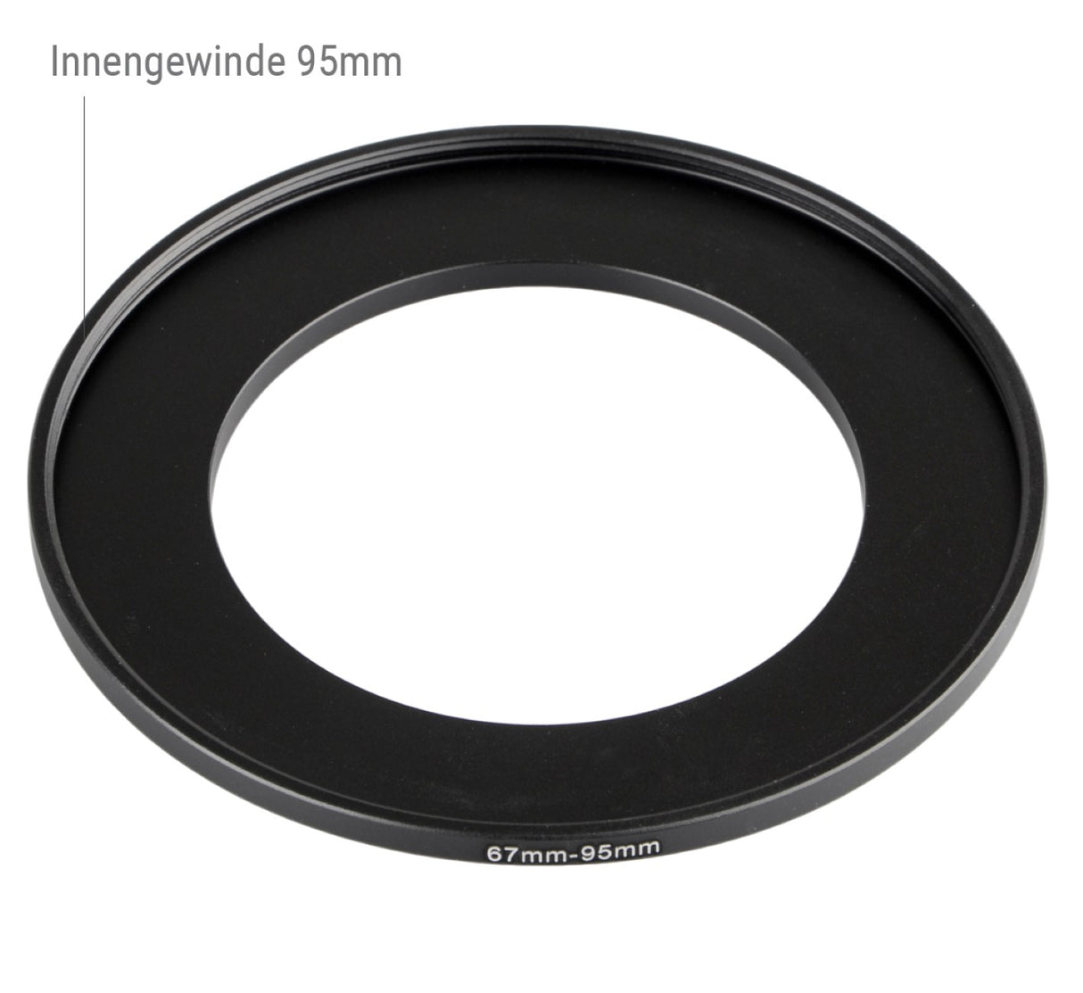 Step Up Ring 67mm-95mm Reduzierring Adapterring Universal passend