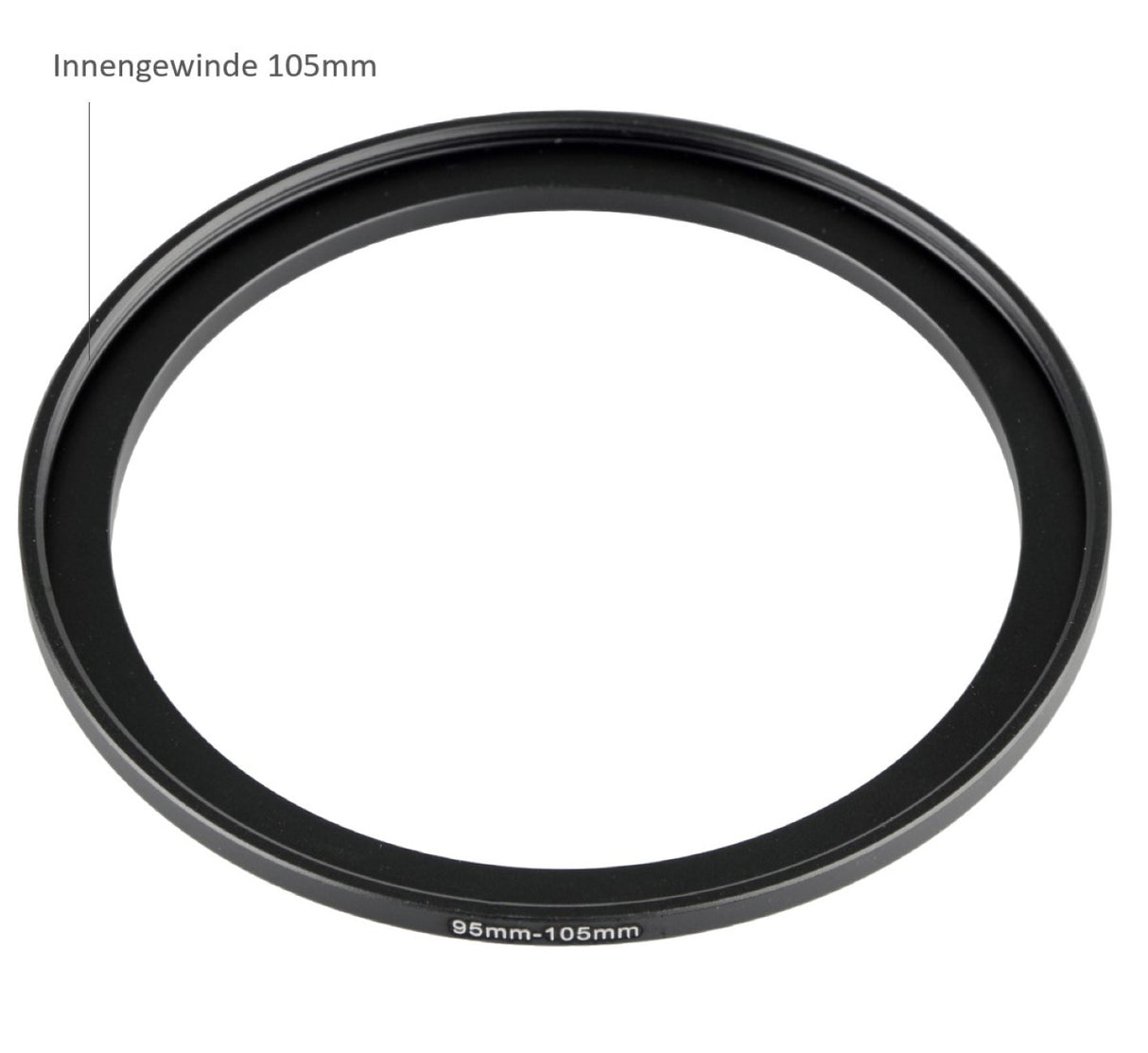 Step Up Ring 95mm-105mm Reduzierring Adapterring Universal passend