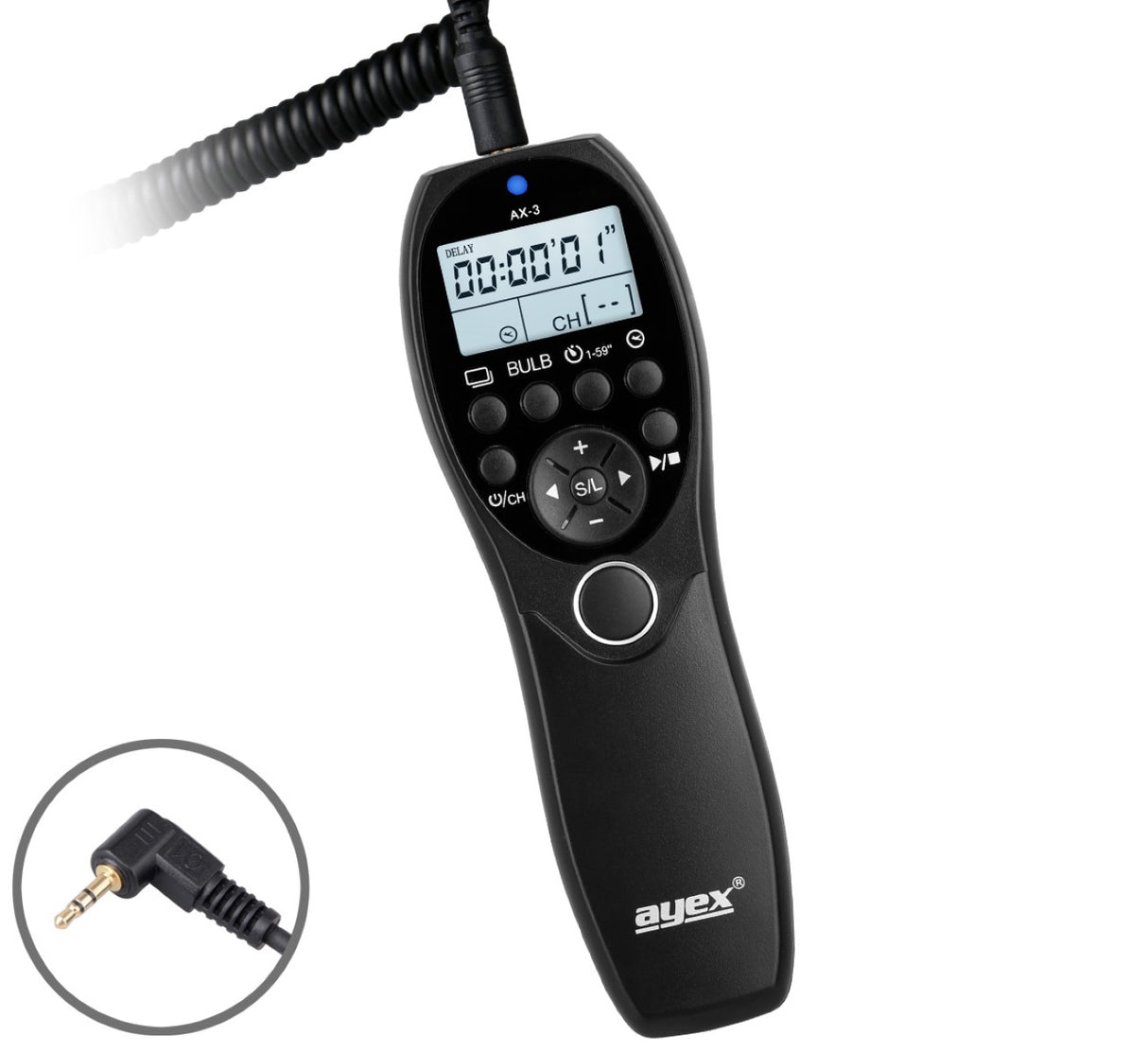 Timer Fernauslöser AX-3 E3 zB Canon EOS R R6 RP 90D 80D 2000D 1500D 850D 760D 650D M6 Serie Bulb Delay Fokussieren