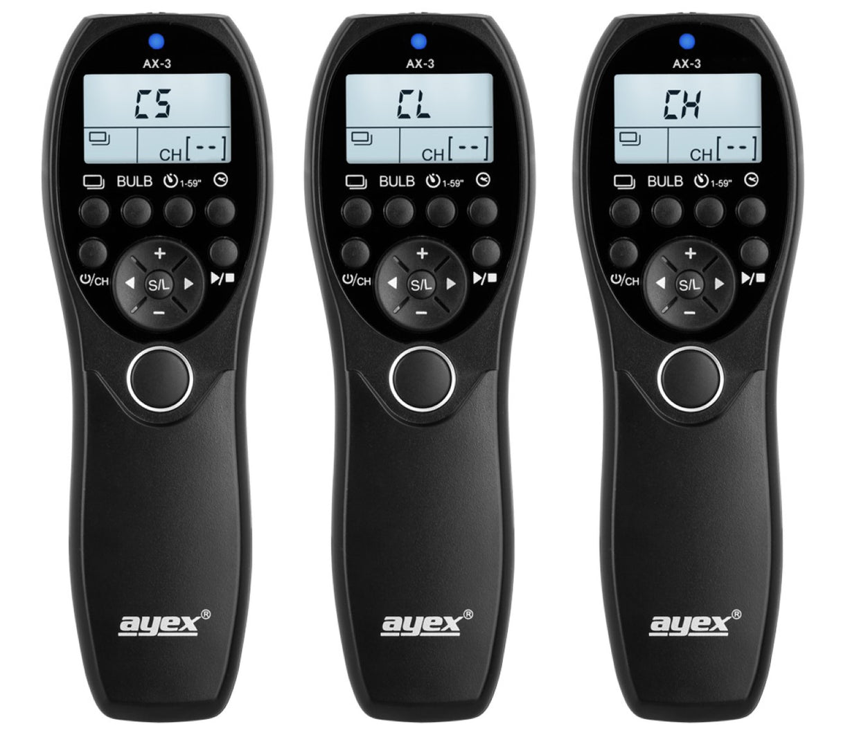 Timer Fernauslöser AX-3 DC0 zB Nikon Z9 Z8 D850 D810 D700 D5 D4S D3 Serie Bulb Delay Fokussieren
