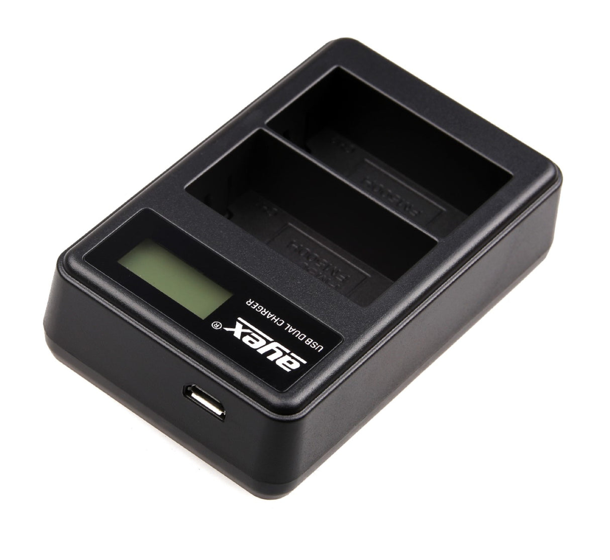 USB Dual Ladegerät für Sony NP-F550 NP-FM550H NP-FM50 Akkus beleuchtetes Display Ladestandanzeige