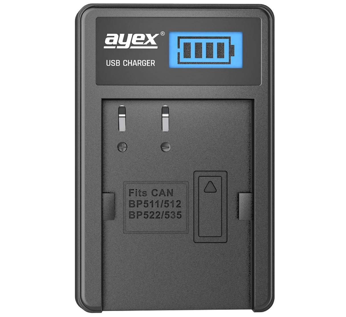 USB Ladegerät für Panasonic DMW-BLF19E Akkus beleuchtetes Display Ladestandanzeige