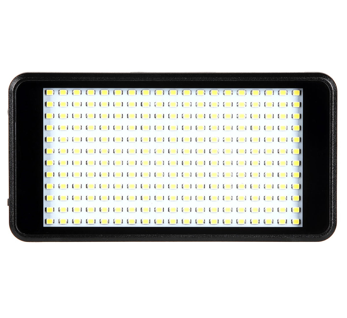 Videoleuchte mit 228 LEDs und Power Bank Funktion und Diffusoren