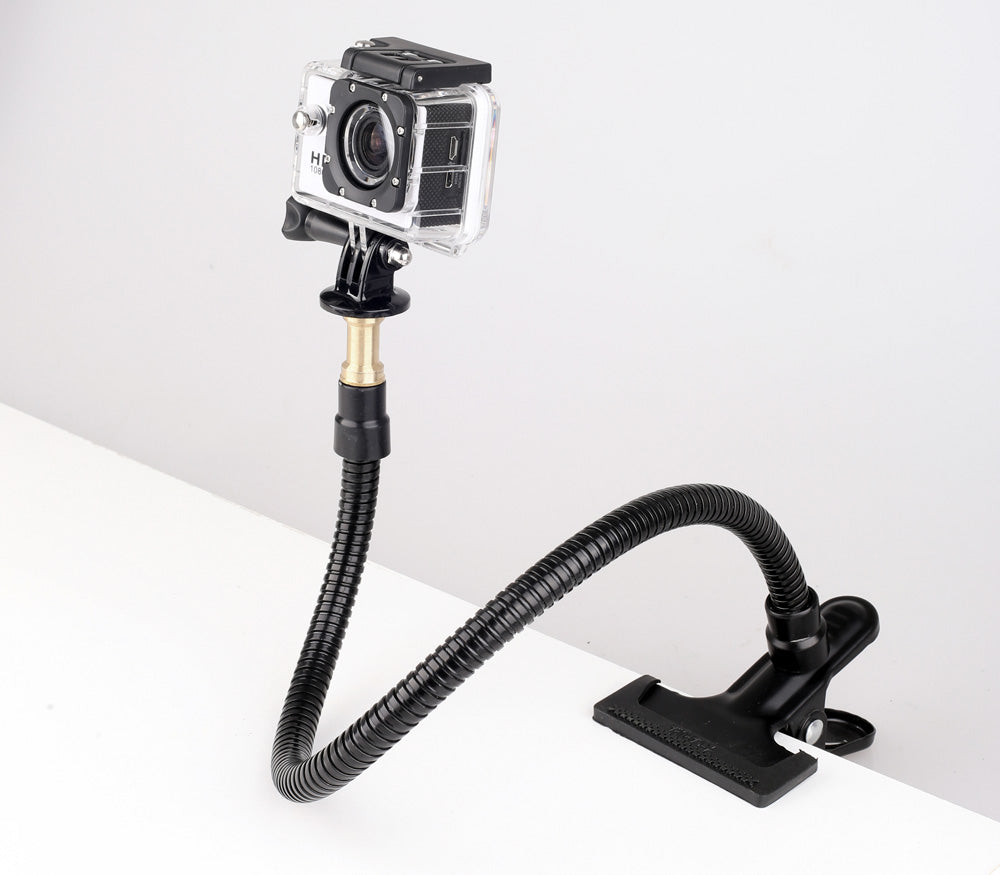 Flexibler Arm mit Klemme, Spigot und 1/4" Gewinde, ayex GP-33