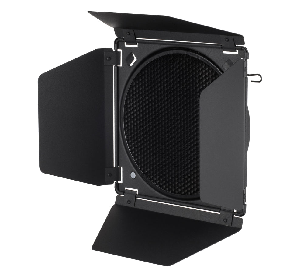 ayex Studio Abschirmklappen Set Große Barn Door mit Wabenaufsatz und Farbfiltern