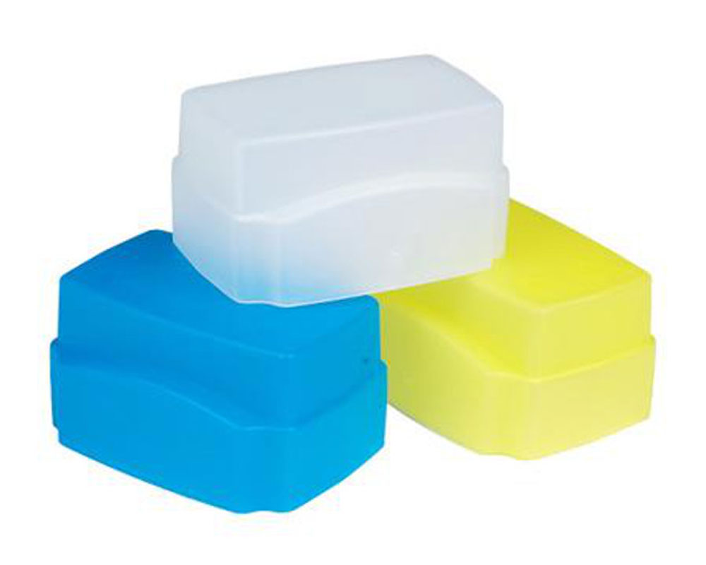 Blitz Diffusor 3 Farben für Pentax AF-540 FGZ