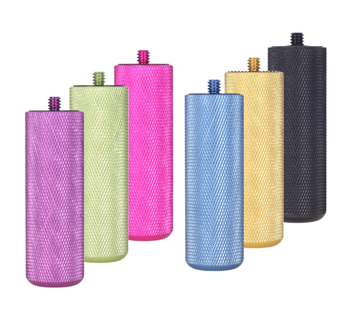 Stabiler geriffelter Aluminium-Kameragriff, in 8 Farben erhältlich