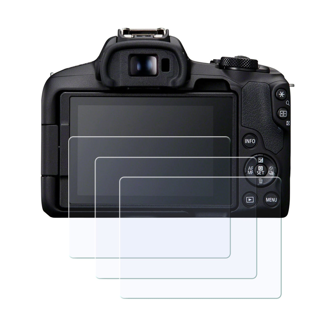 Display-Schutzglas für Canon EOS R50 V, R10, R100 – 0,3 mm 9H gehärtetes Glas 3 Stück