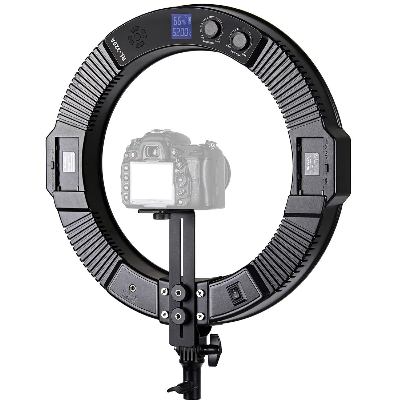 ayex Dimmbare 18 Zoll LED Ringleuchte (3200K-5600K)