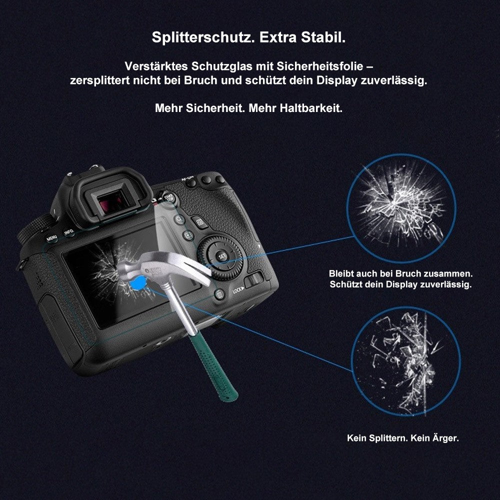 Display-Schutzglas für Fujifilm X-T50 X100T X100 X100S X100F - 0,3mm 9H gehärtetes Glas 3 Stück