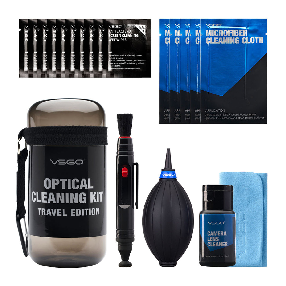 VSGO Profi-Reinigungsset DKL-15G für DSLR Kamera & Objektiv