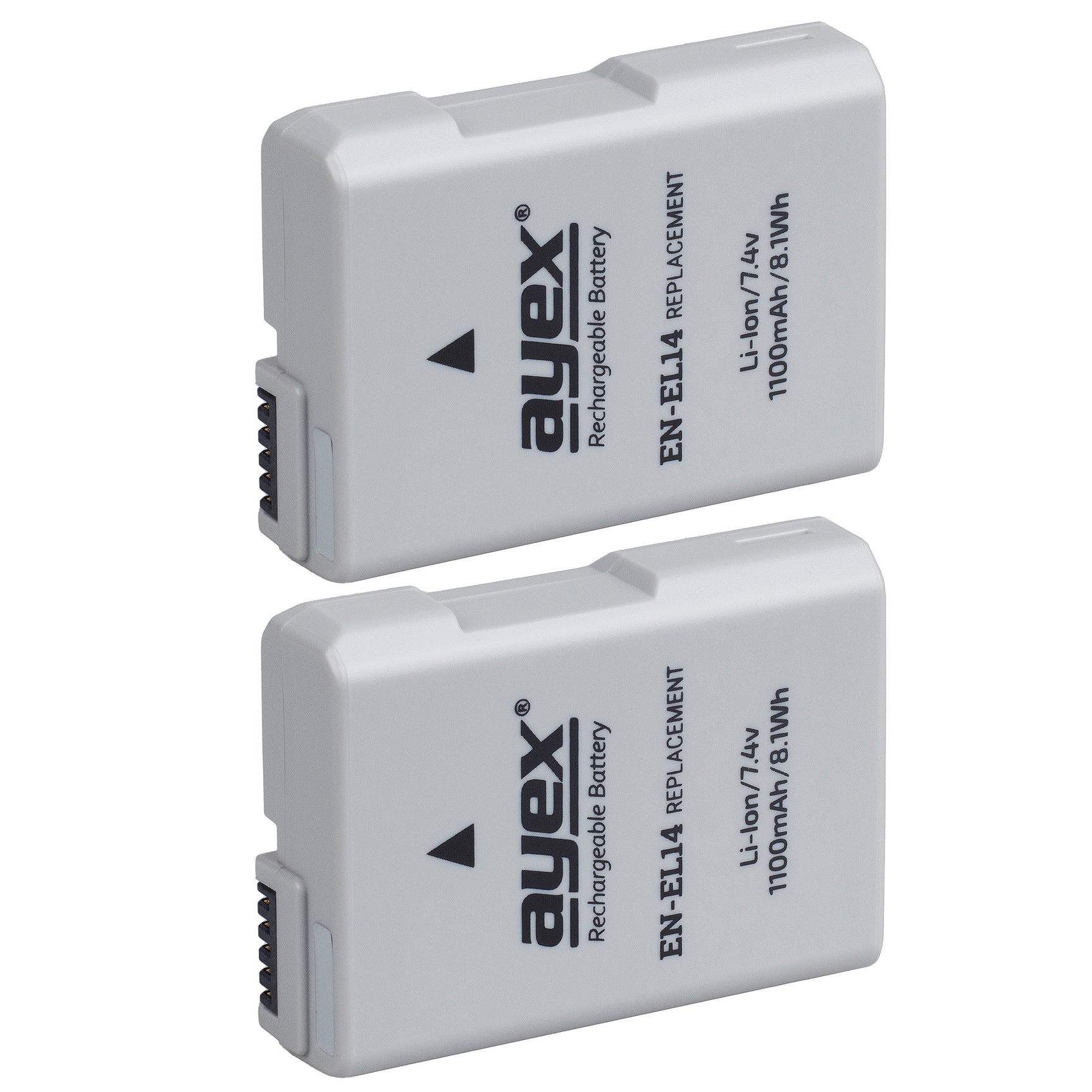 Batteriegriff Set für Nikon D5300 D3300 D3200 D3100 + 2x EN-EL14 Akku + USB Dual Ladegerät