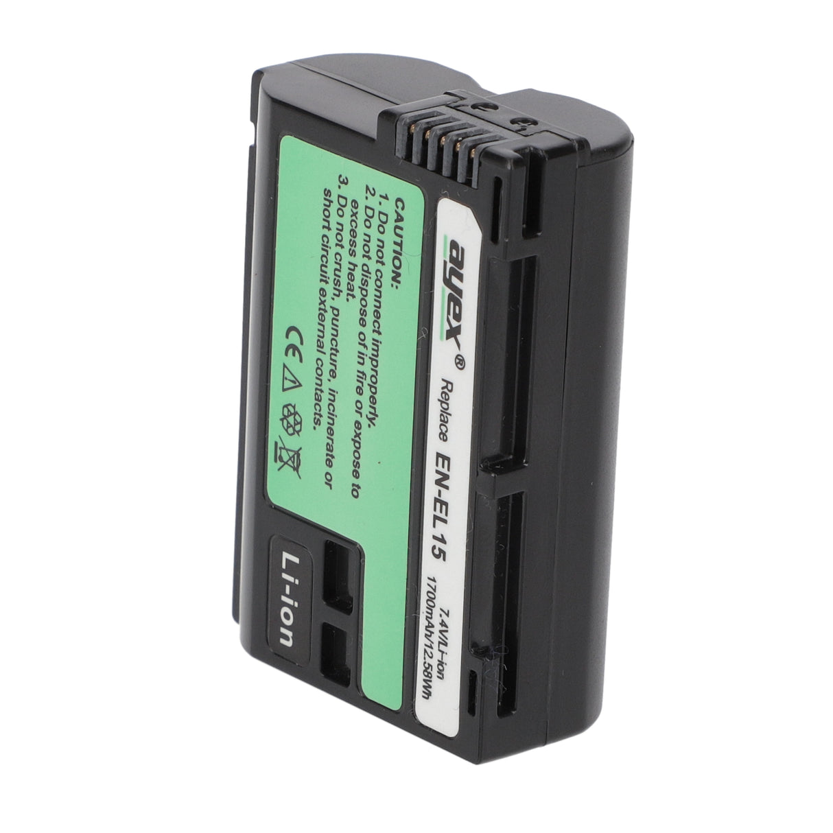 EN-EL15 Akku 2 Stück Sparset für Nikon Z6 Z7 D7000 D600 D750 V1 D800E uvm.