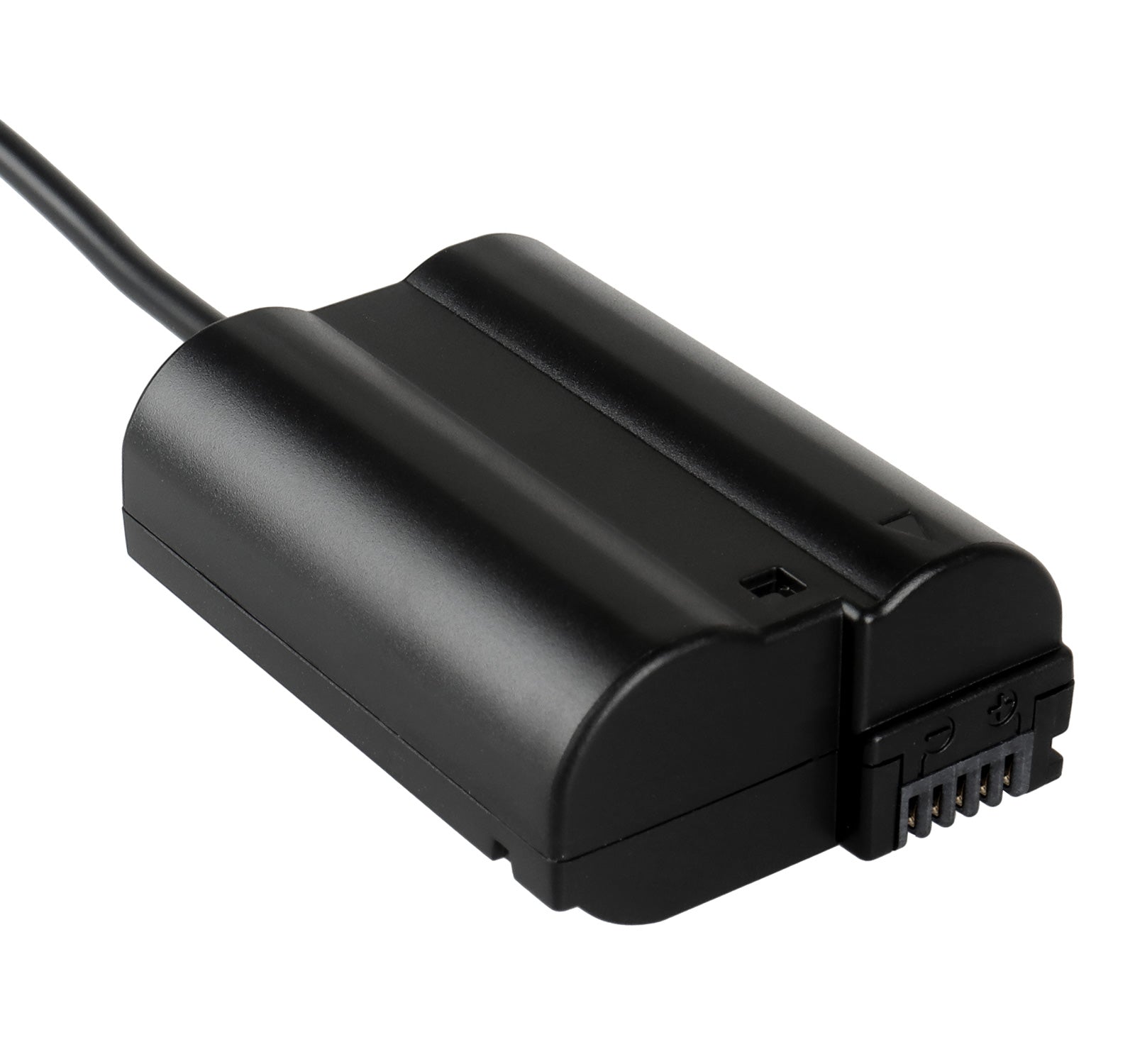DC-Coupler für Nikon Kameras mit EN-EL15 Akku-Dummy für permanente Stromversorgung über z.B. V-Mount Akku