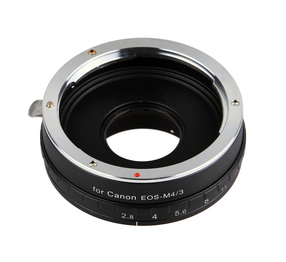Objektivadapter mit Blende für Canon EF/EF-S Objektive an Micro 4/3