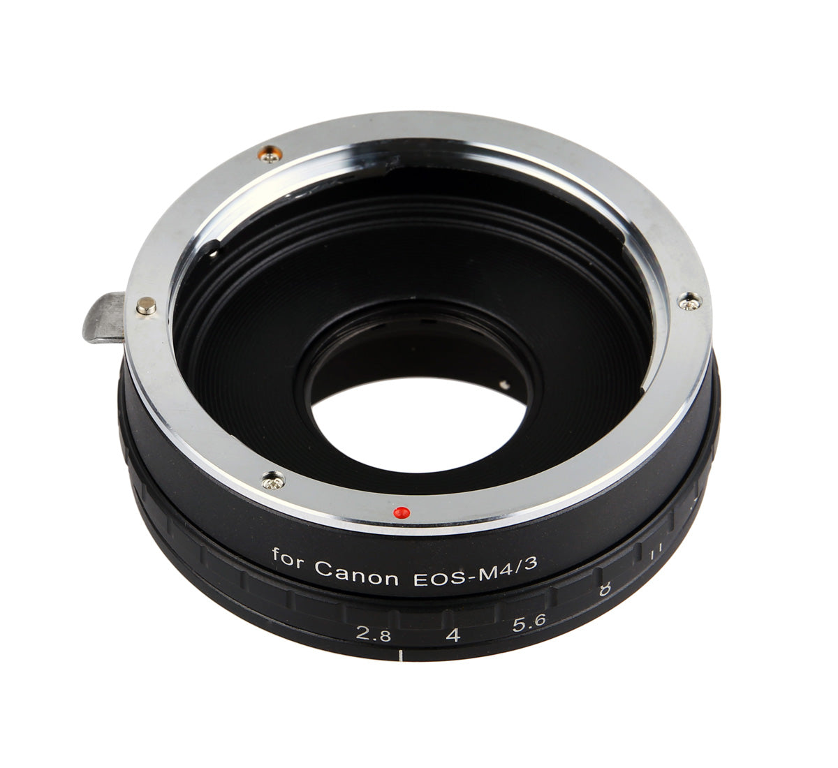 Objektivadapter mit Blende für Canon EF/EF-S Objektive an Micro 4/3