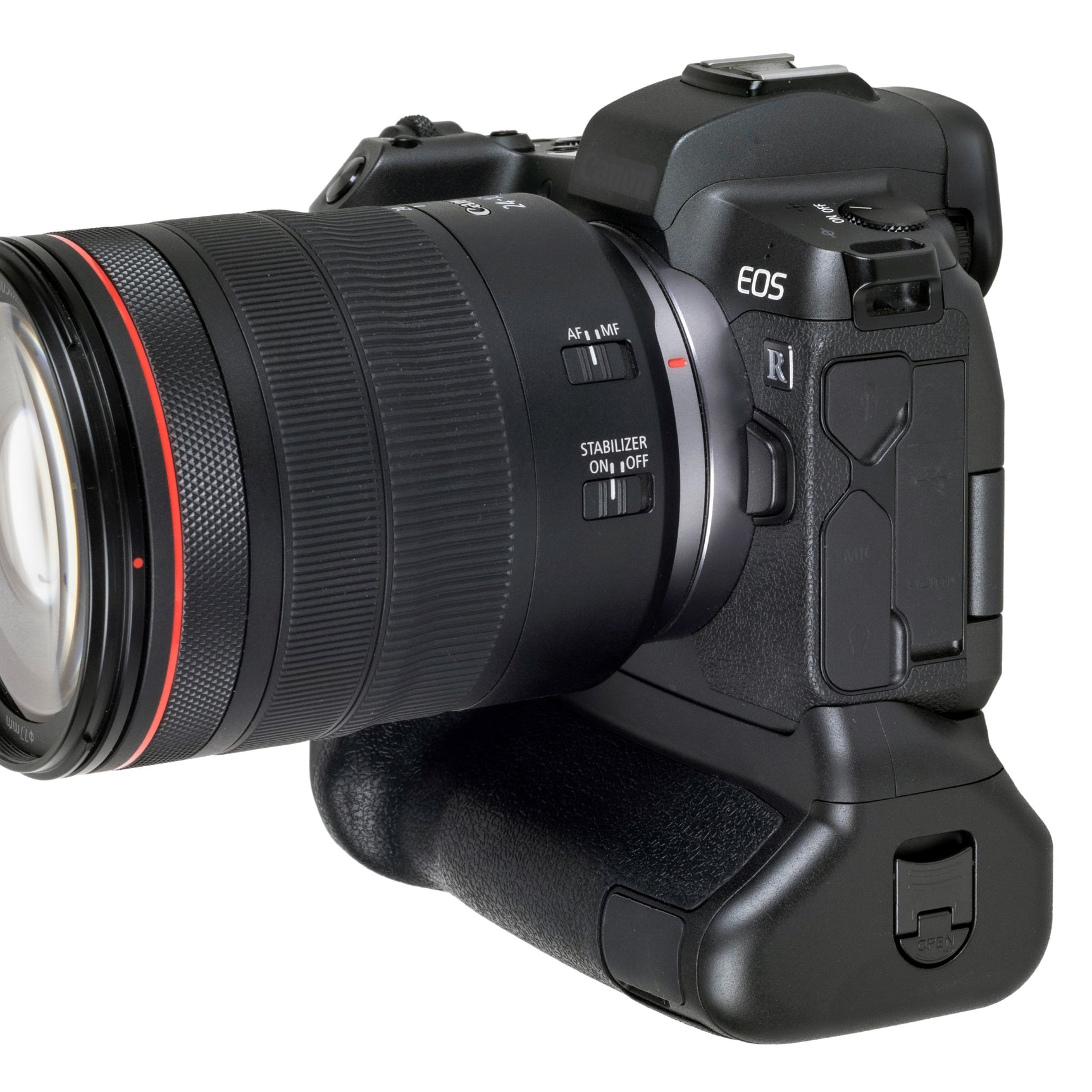 Batteriegriff für Canon EOS R Ra Ersatz für BG-E22 kompakter Handgriff Ladefunktion + USB-C Netzteil