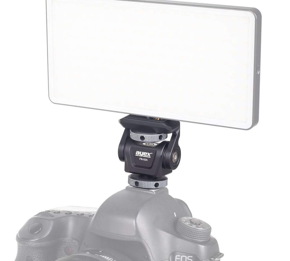 Neigbare Monitorhalterung mit Blitzschuhadapter Monitor Mount mit Cold Shoe Mount FB-02A
