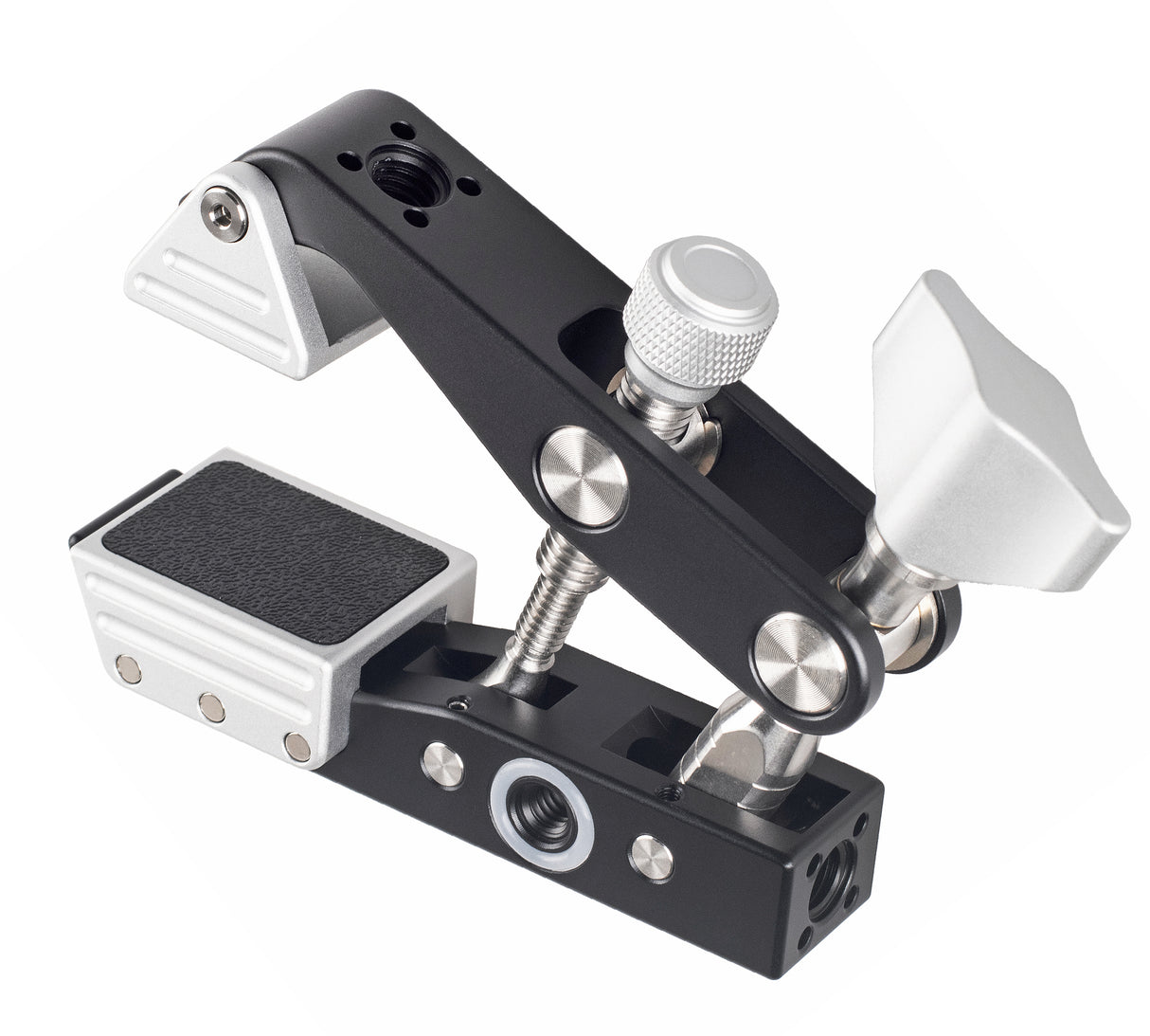 Multifunktionsklemme bis 5kg belastbar eignet sich für Kugelköpfe aller Art aus Aluminium gefertigt