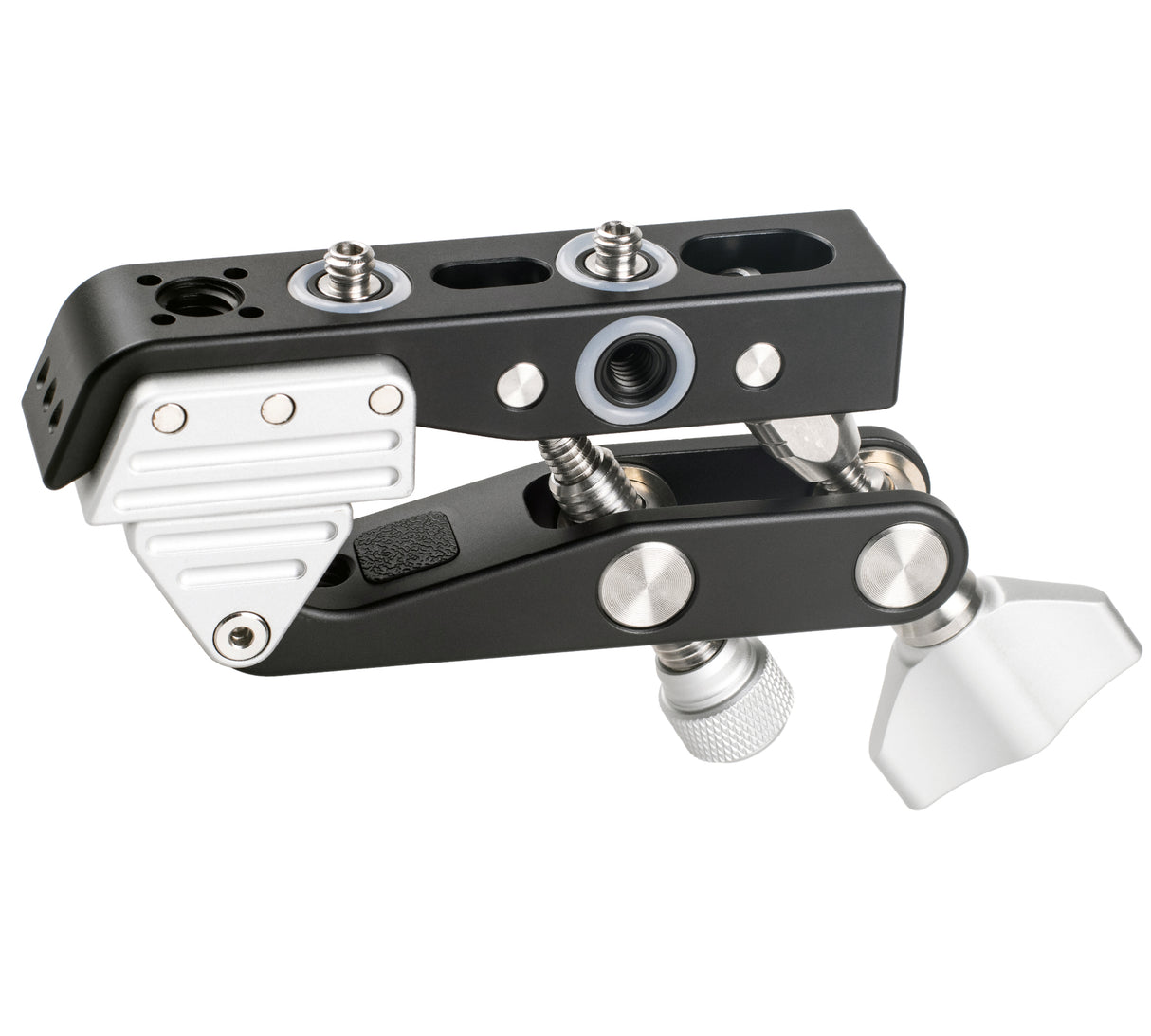 Multifunktionsklemme bis 5kg belastbar eignet sich für Kugelköpfe aller Art aus Aluminium gefertigt