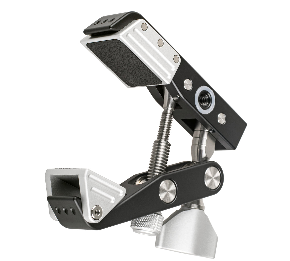 Multifunktionsklemme bis 5kg belastbar eignet sich für Kugelköpfe aller Art aus Aluminium gefertigt