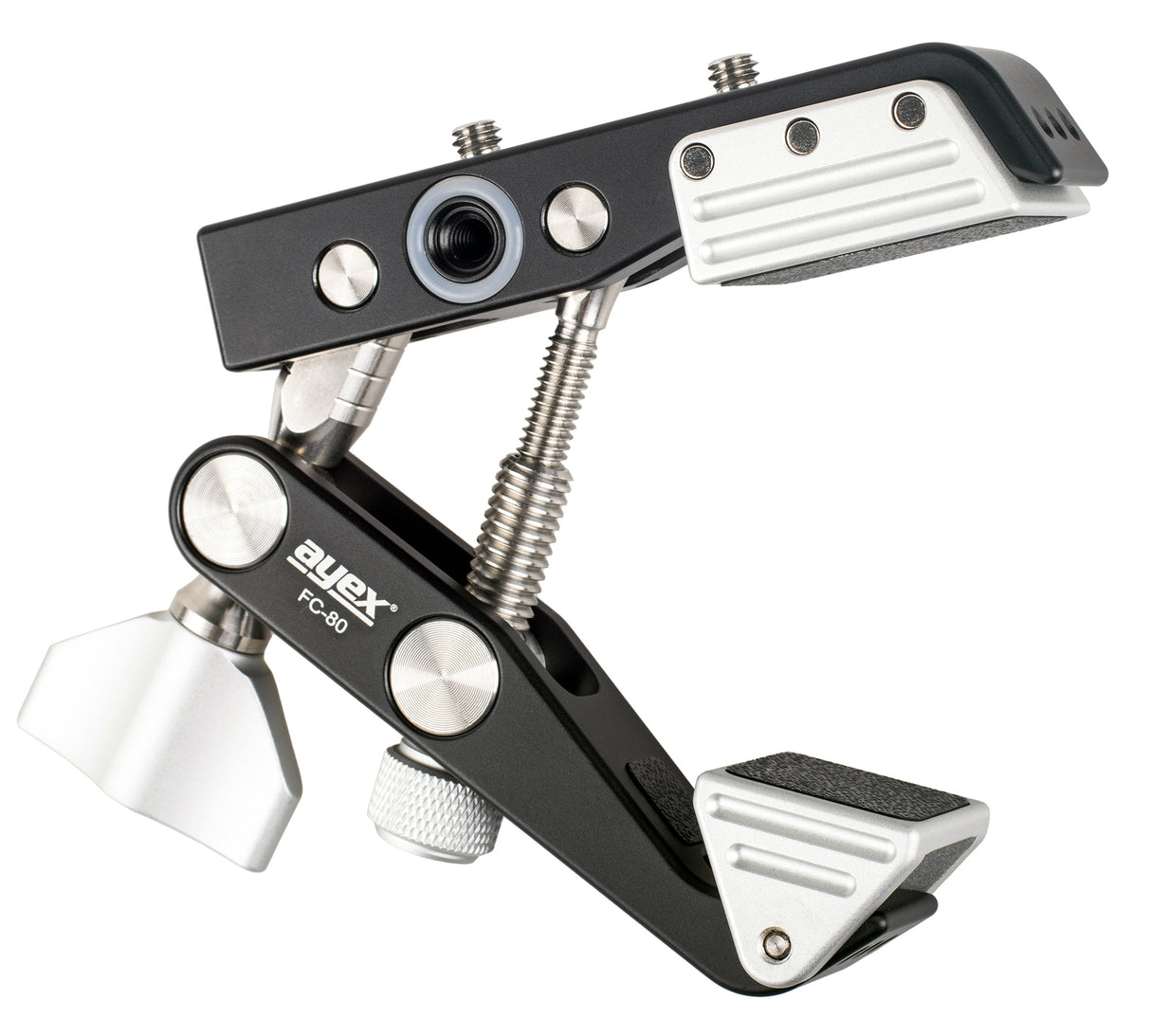 Multifunktionsklemme bis 5kg belastbar eignet sich für Kugelköpfe aller Art aus Aluminium gefertigt