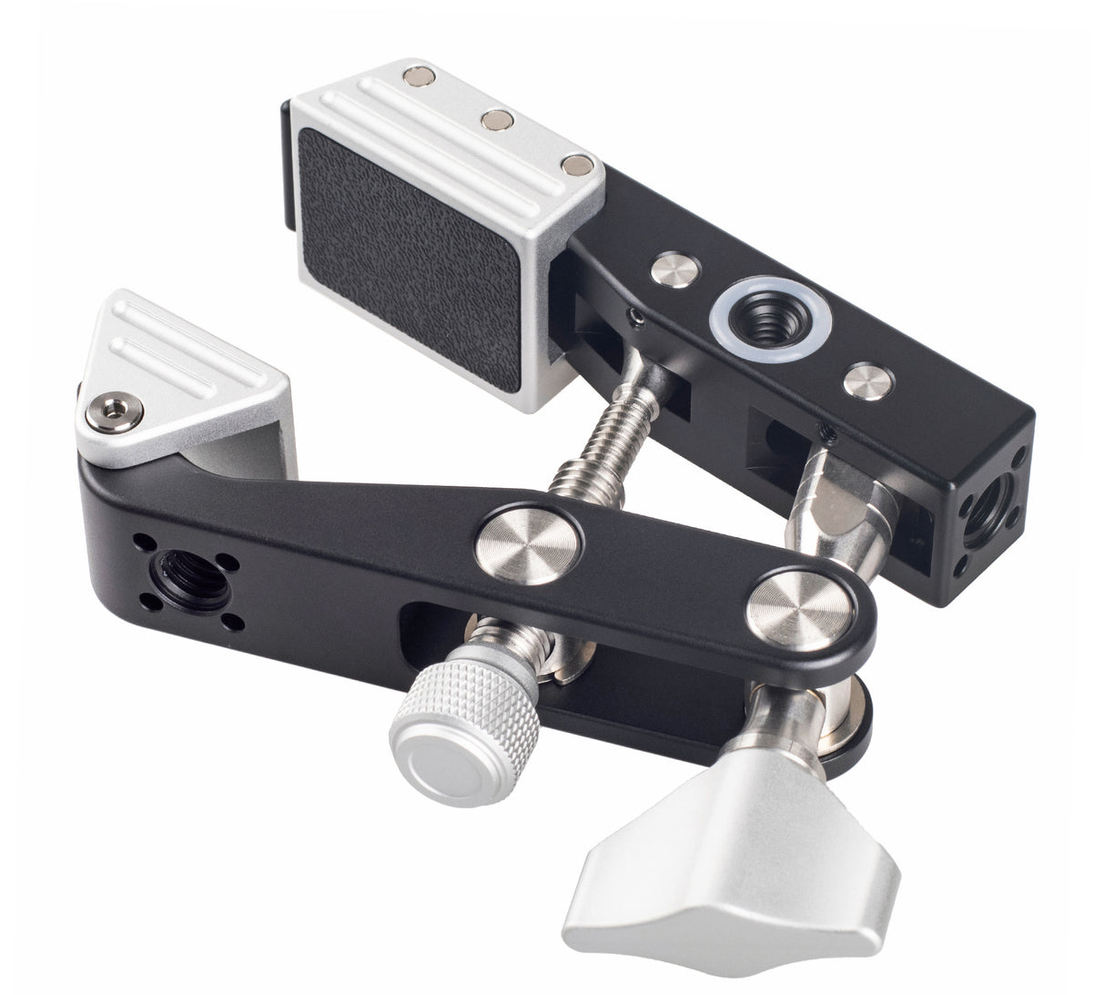 Multifunktionsklemme bis 5kg belastbar eignet sich für Kugelköpfe aller Art aus Aluminium gefertigt