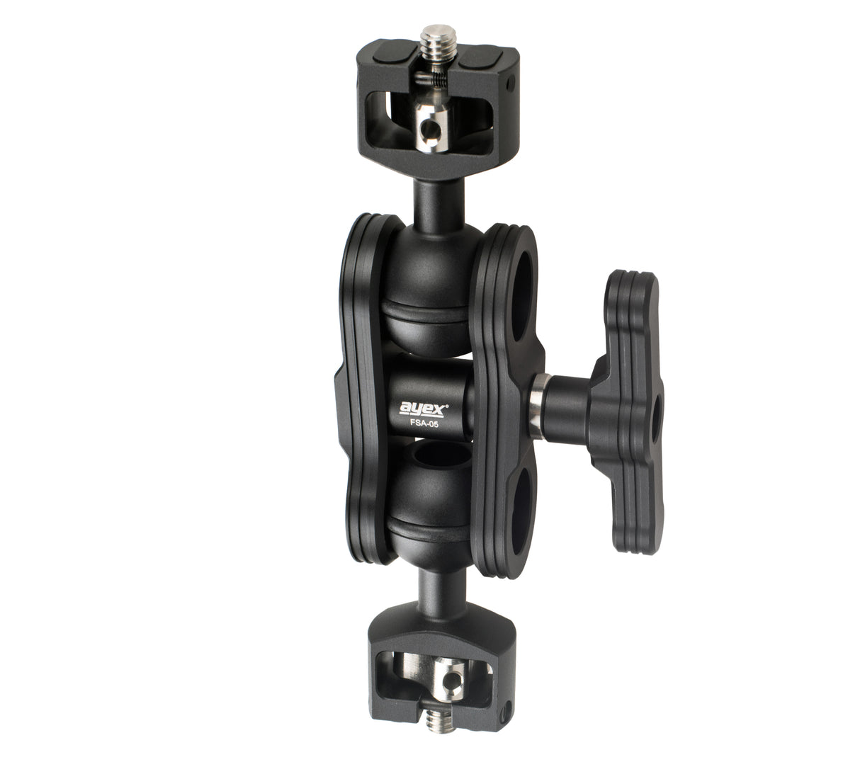 Magic Arm Gelenkarm 1/4 Zoll eloxiertes Alumnium Doppel-Kugelköpfe gut erreichbare Drehschraube FSA-05