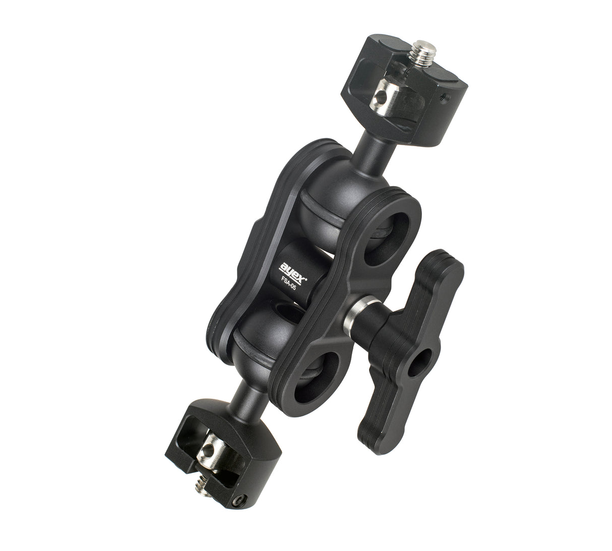 Magic Arm Gelenkarm 1/4 Zoll eloxiertes Alumnium Doppel-Kugelköpfe gut erreichbare Drehschraube FSA-05