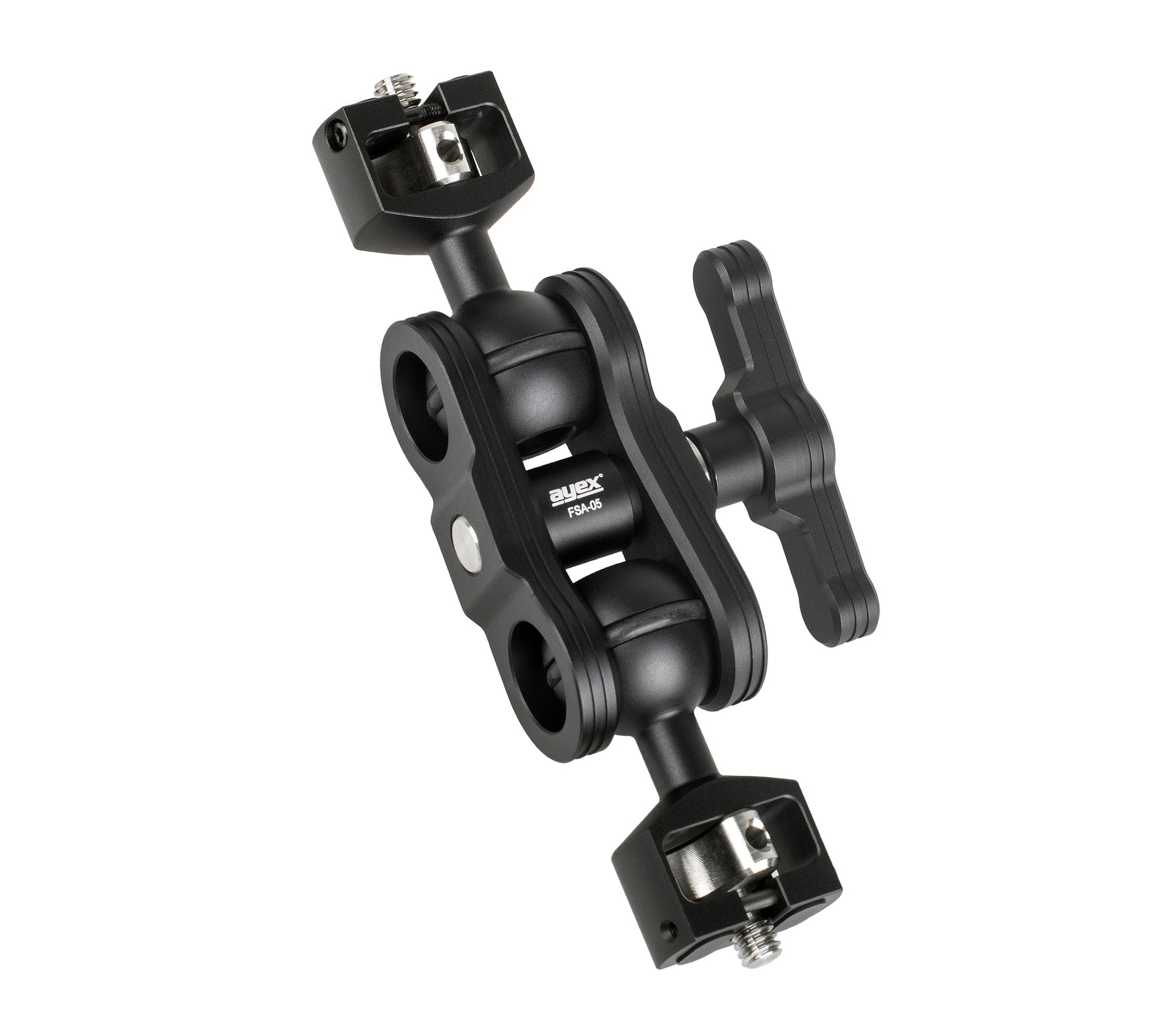 Magic Arm Gelenkarm 1/4 Zoll eloxiertes Alumnium Doppel-Kugelköpfe gut erreichbare Drehschraube FSA-05