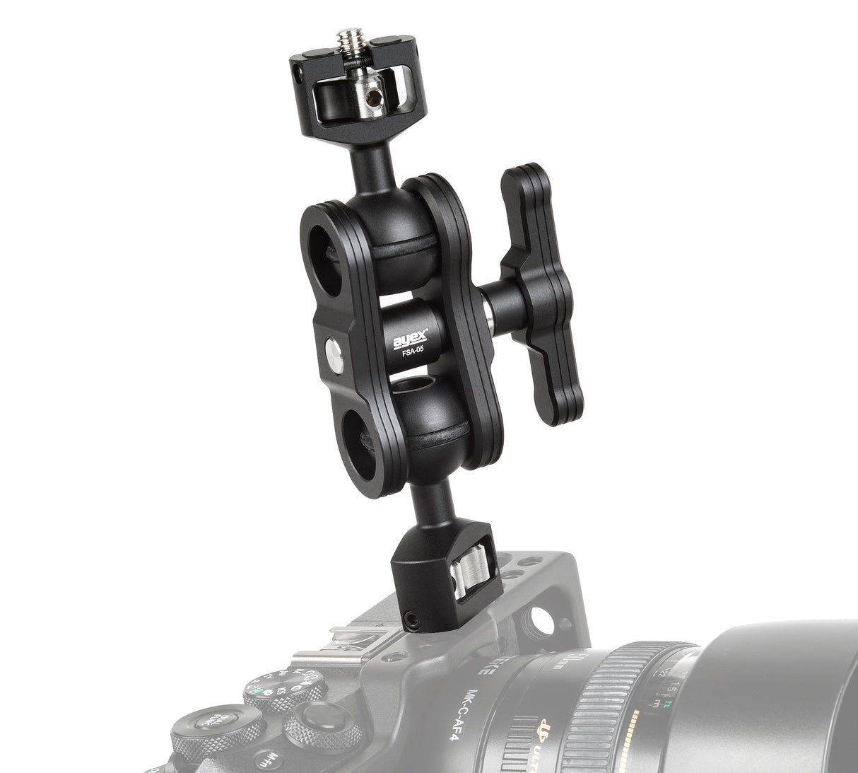 Magic Arm Gelenkarm 1/4 Zoll eloxiertes Alumnium Doppel-Kugelköpfe gut erreichbare Drehschraube FSA-05