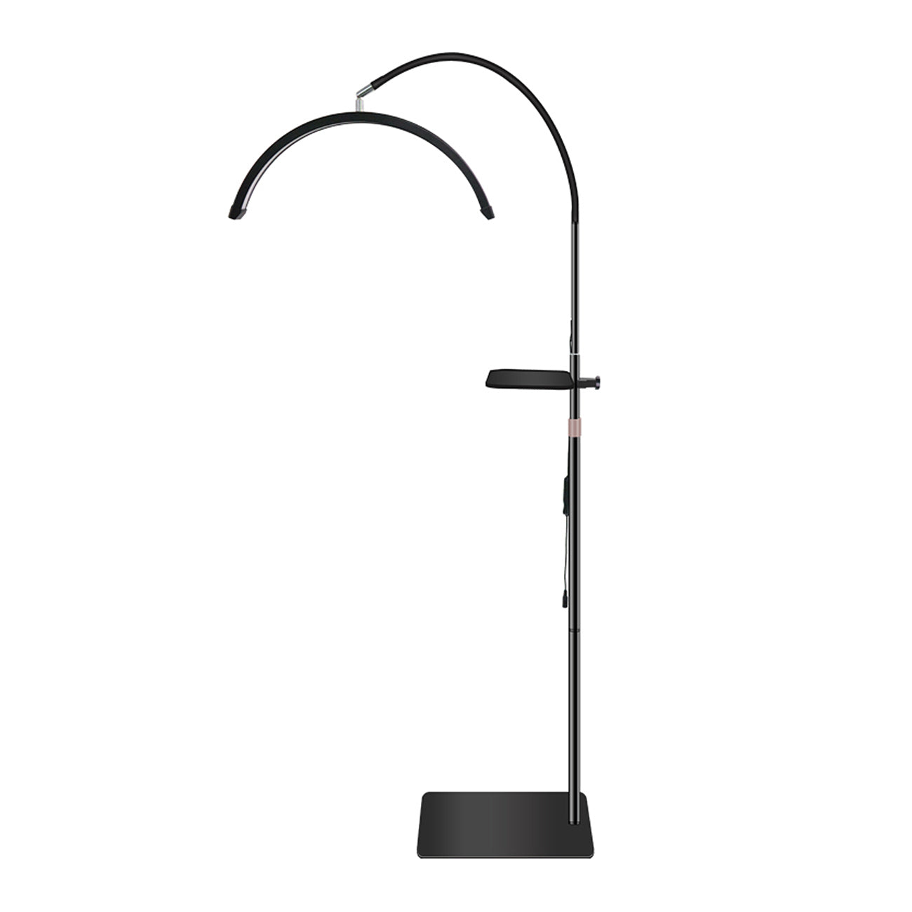 LED Beauty Stehlampe – 36W, höhenverstellbar & dimmbar Weiß oder Schwarz