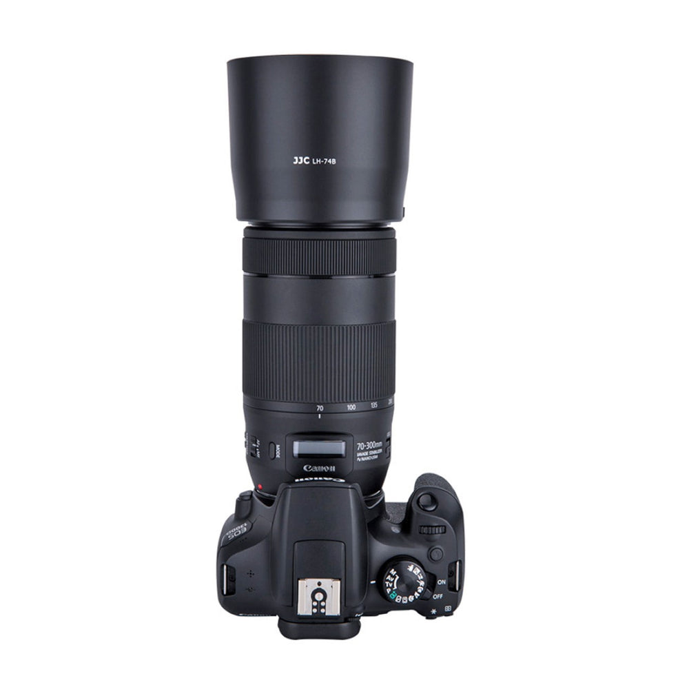 Gegenlichtblende wie Canon ET-74B Präziser Schutz für Ihre Kameraobjektive LH-74B