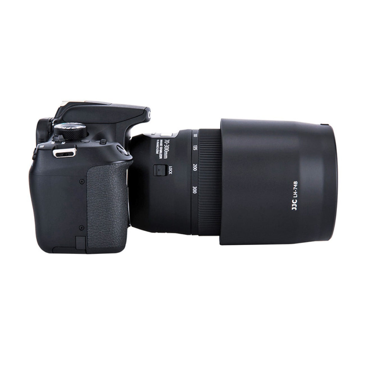 Gegenlichtblende wie Canon ET-74B Präziser Schutz für Ihre Kameraobjektive LH-74B