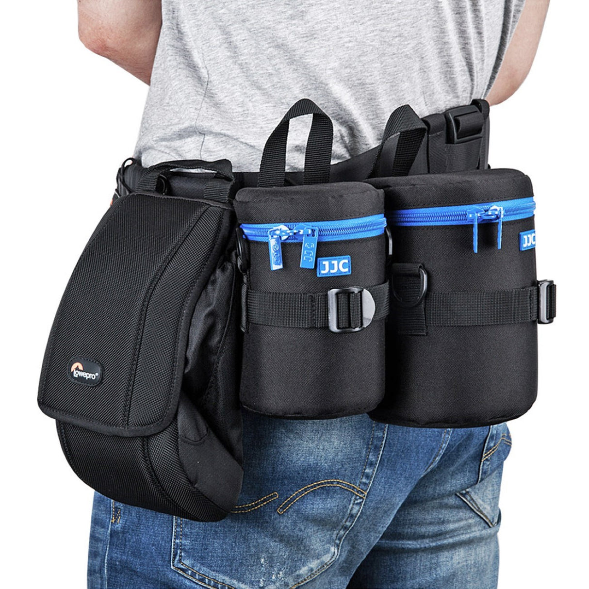 Objektivtasche für SLR Objektive robust Innenpolster wasserabweisend 125x290mm