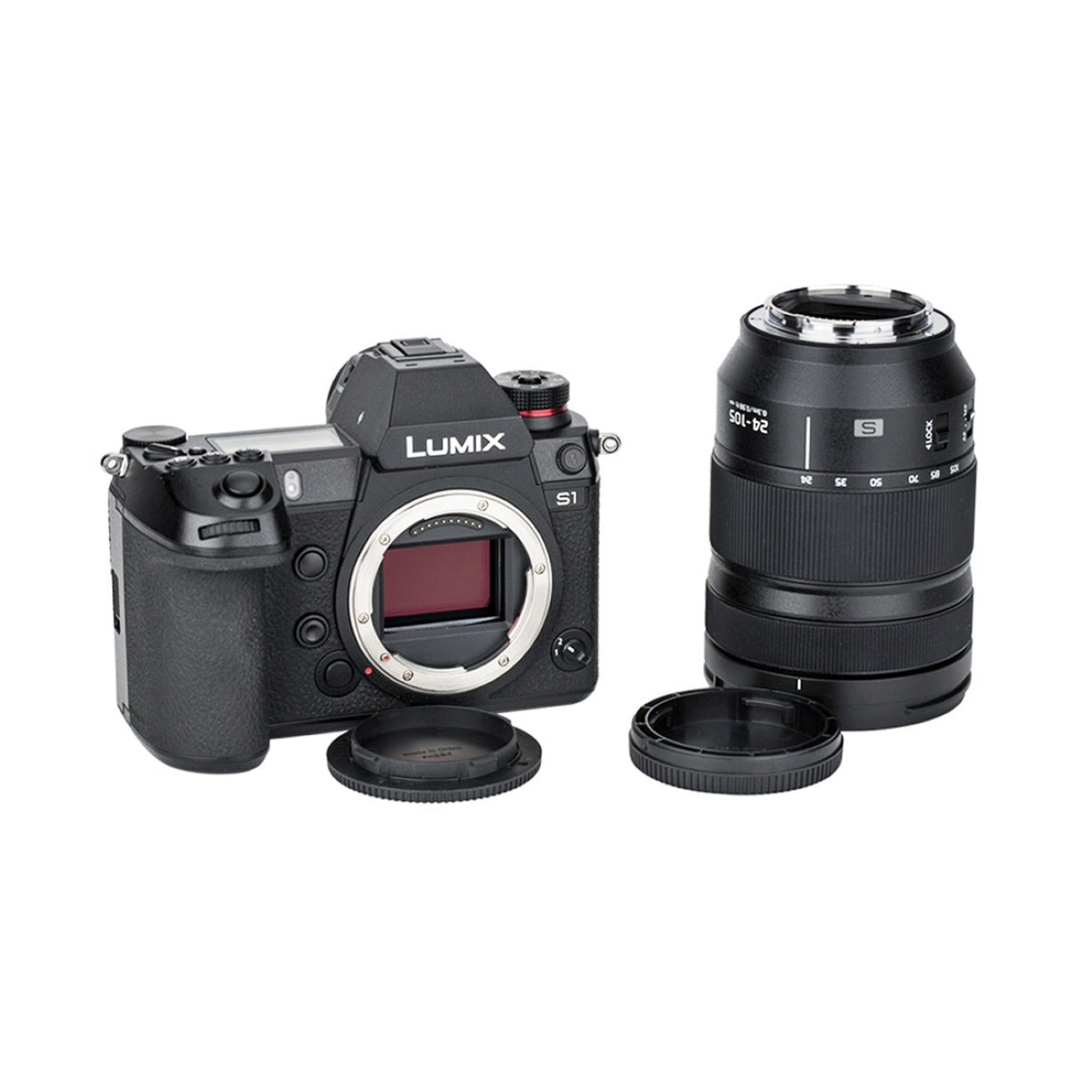 Gehäusedeckel + Objektivdeckel für Panasonic Leica Sigma L-Mount Kameras und Objektive L-RLL