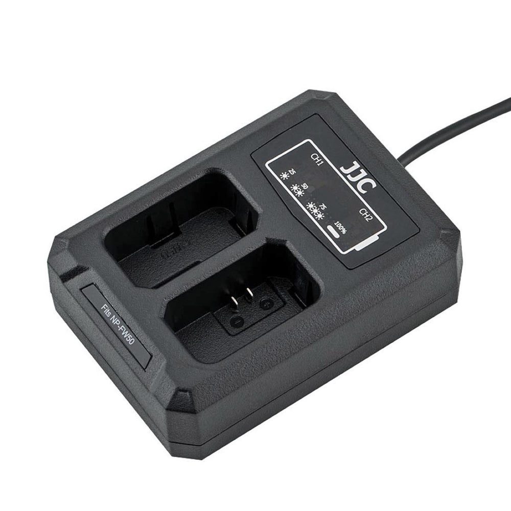 USB Dual Akku Charger für Sony NP-FW50