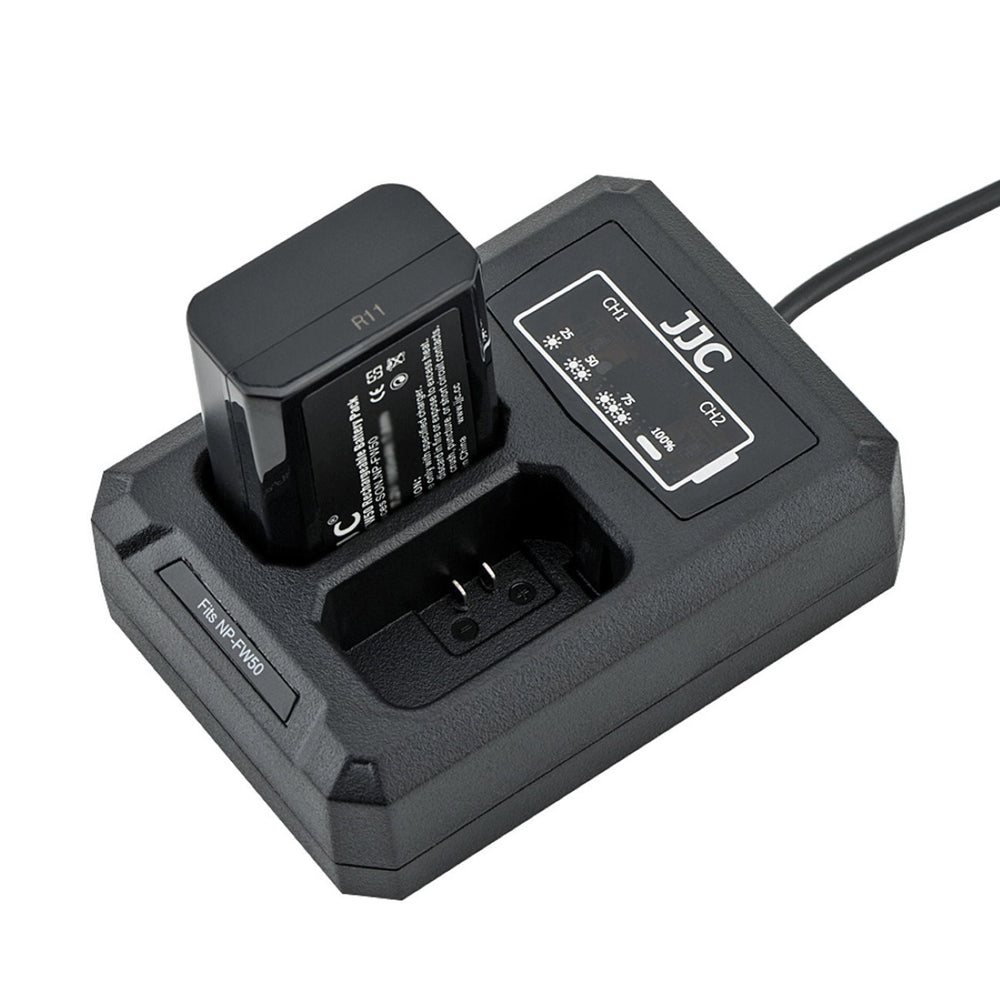 USB Dual Akku Charger für Sony NP-FW50