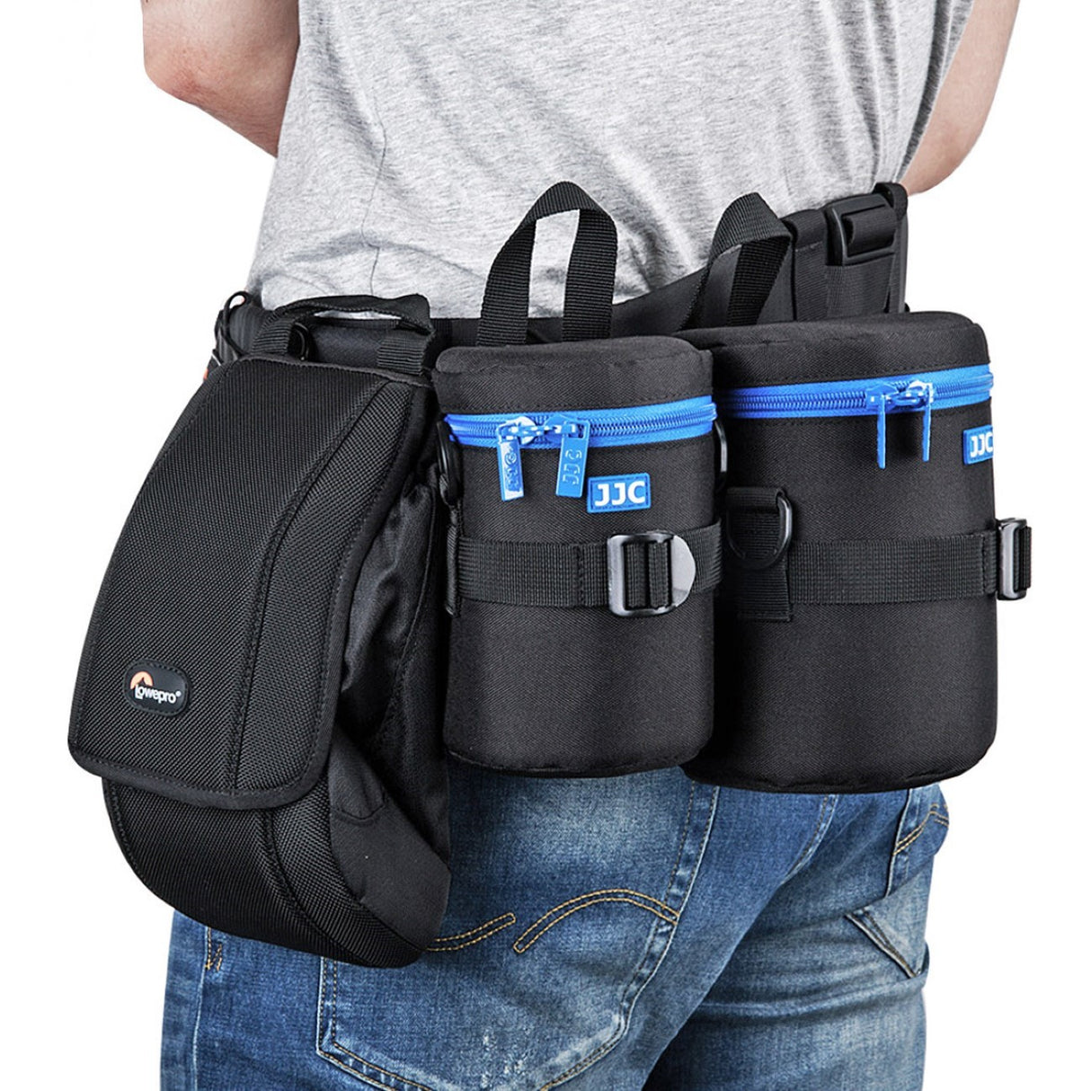 Objektivtasche für SLR Objektive robust Innenpolster wasserabweisend 110x190mm