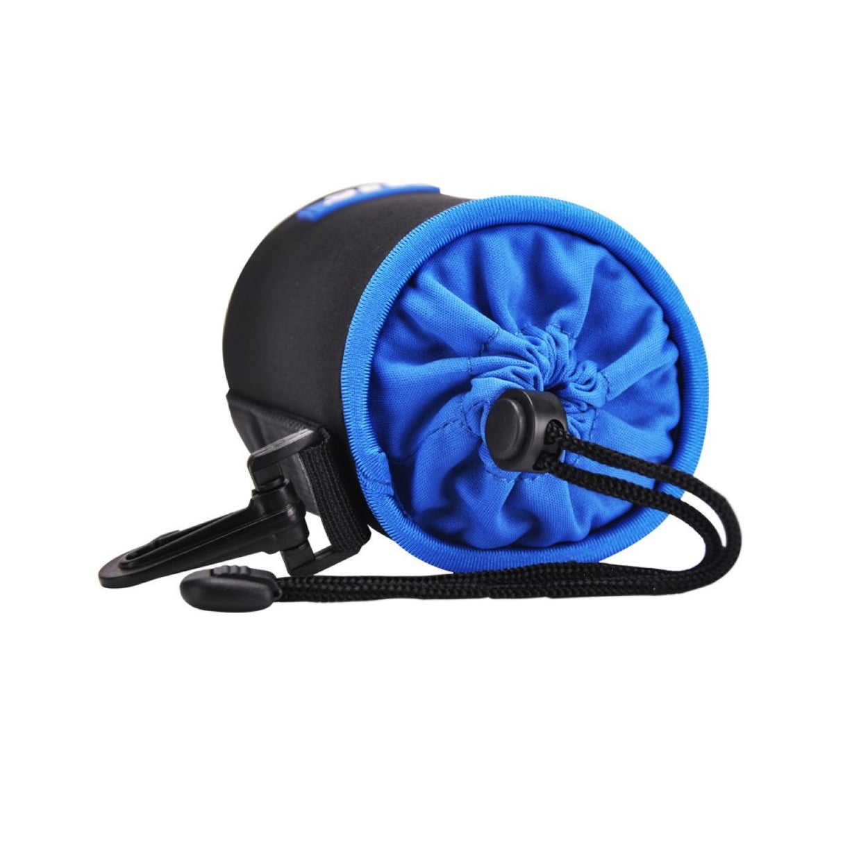 Neopren Objektivbeutel für Objektive bis 74 x 100mm mit Karabiner & Gürtelschlaufe