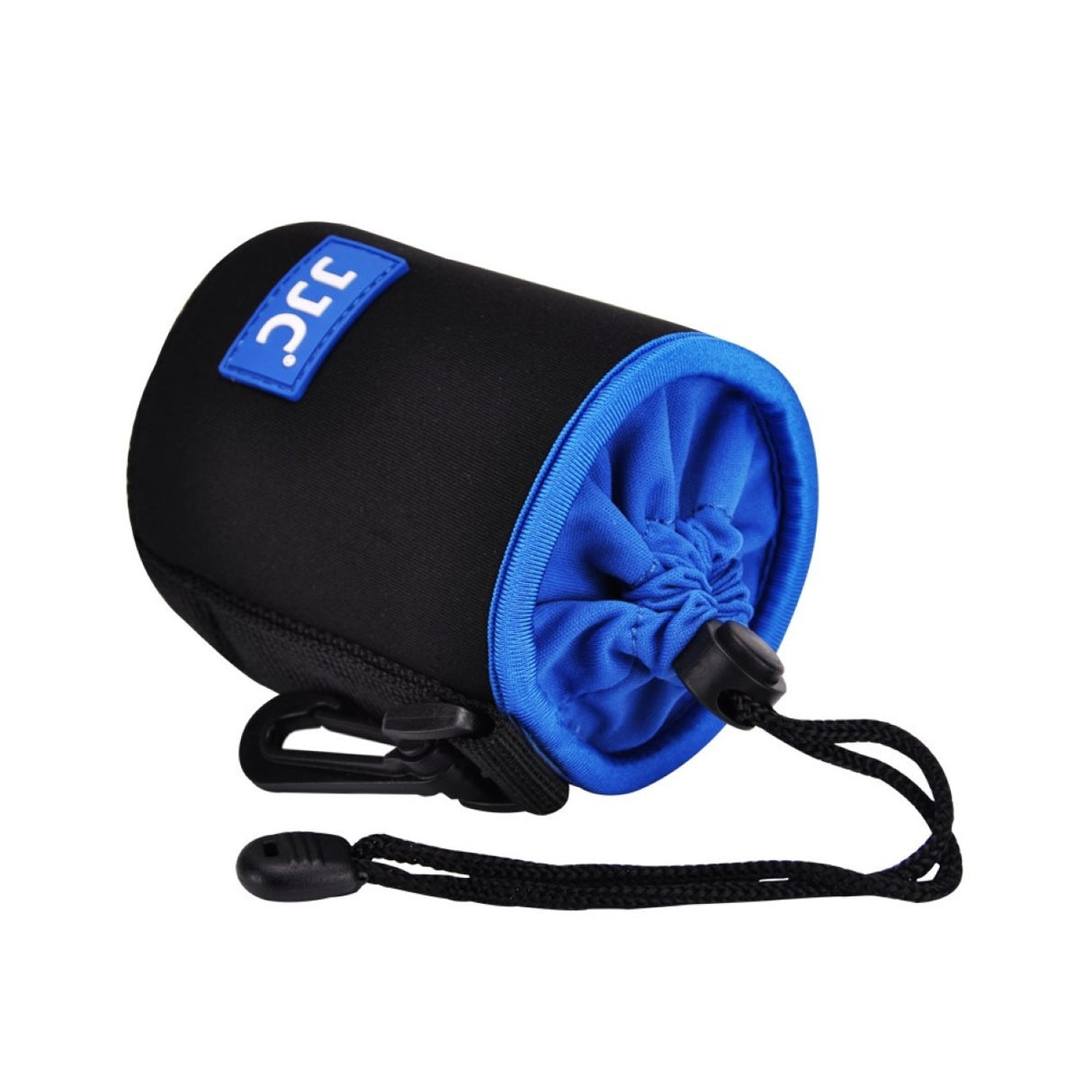 Neopren Objektivbeutel für Objektive bis 74 x 100mm mit Karabiner & Gürtelschlaufe