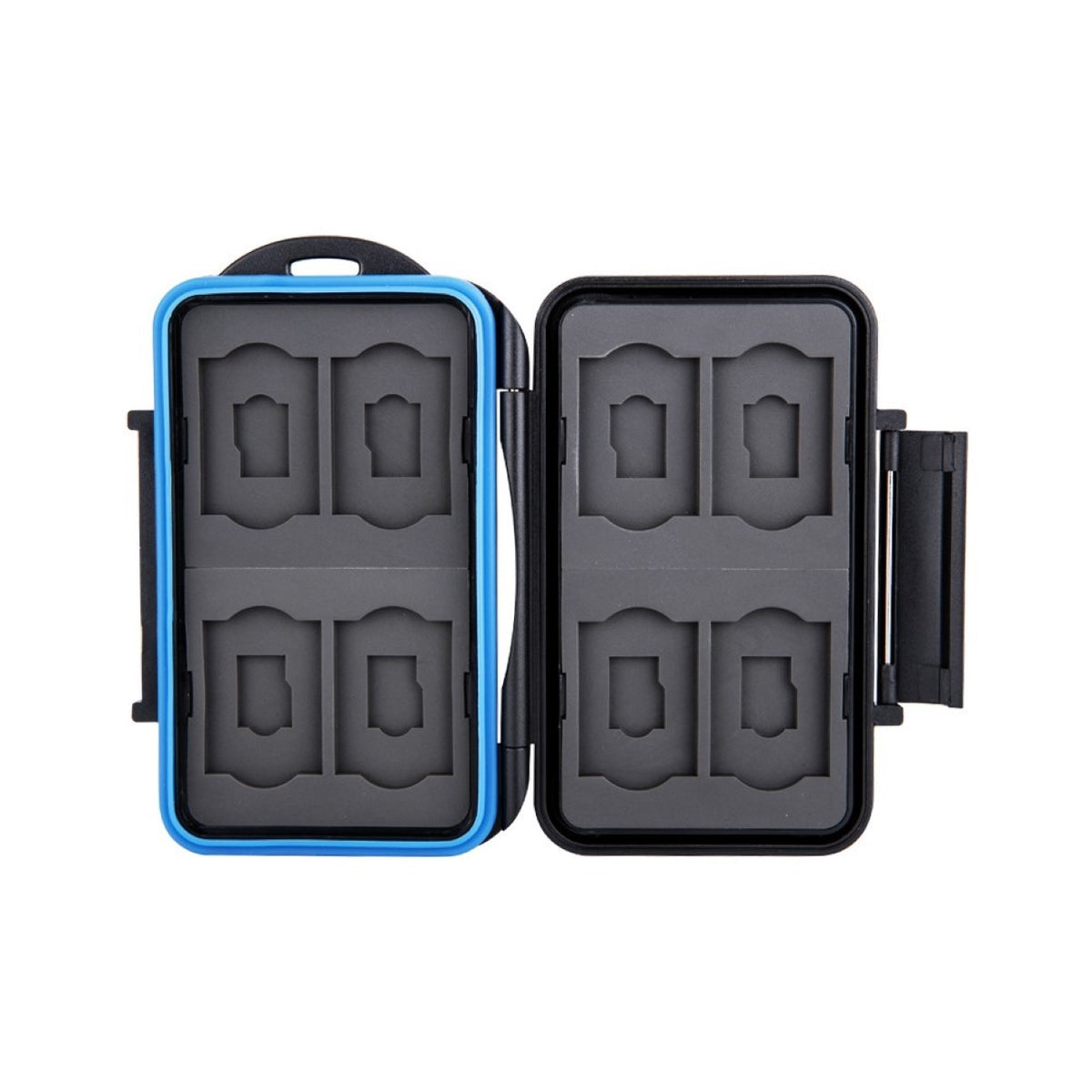 Speicherkarten Schutzbox Staub+Wasserdicht gummierte Innenausstattung 8x SD/Micro SD