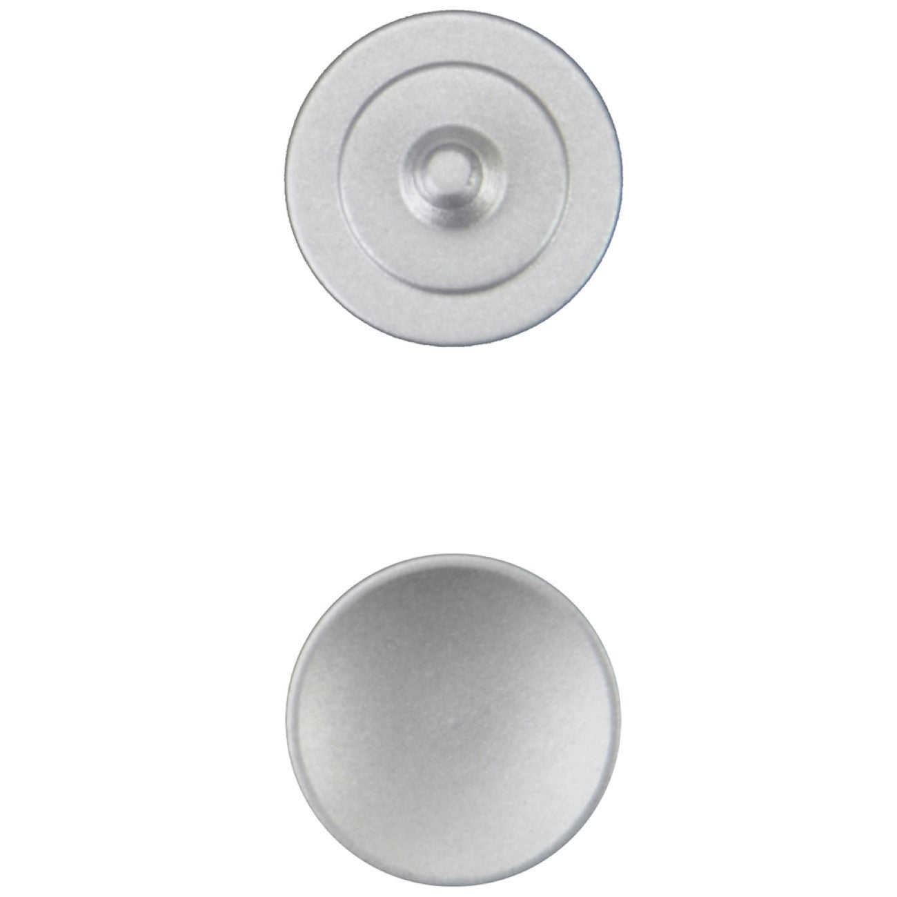 Deluxe Soft Release Button SRB Messing 11mm für stilvolle Kameras Silber