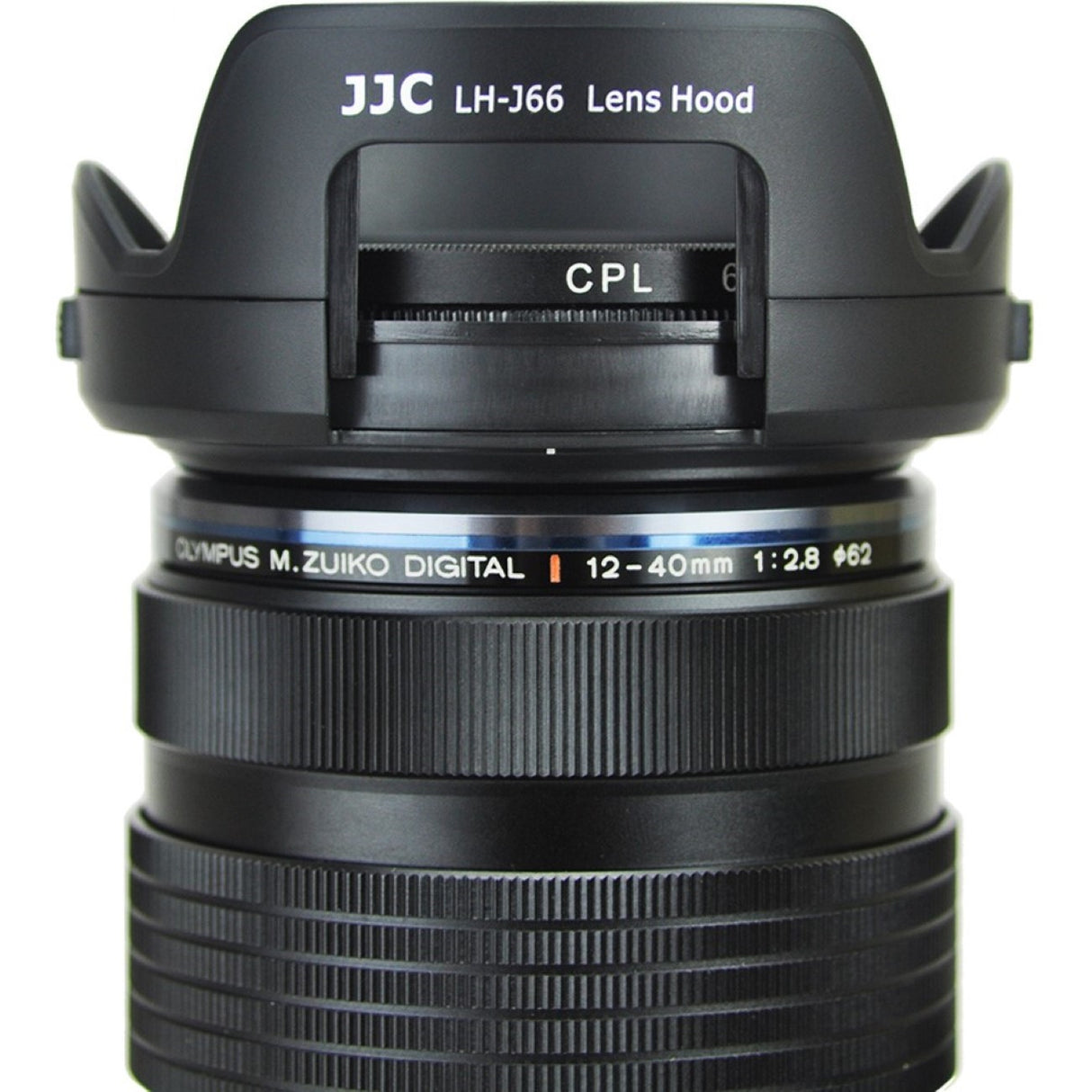 Gegenlichtblende mit Filterzugang für 12-40mm f/2.8 Ersetzt Olympus LH-66 Tulpenform