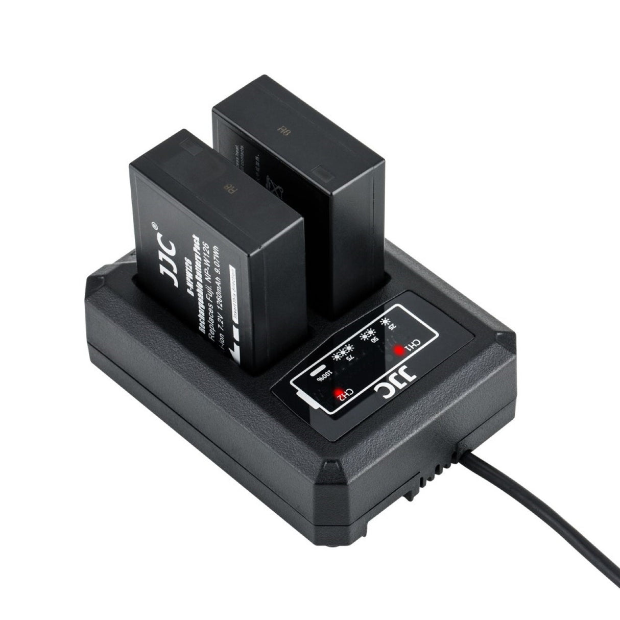 USB Dual Akku Charger für Fujifilm NP-W126S