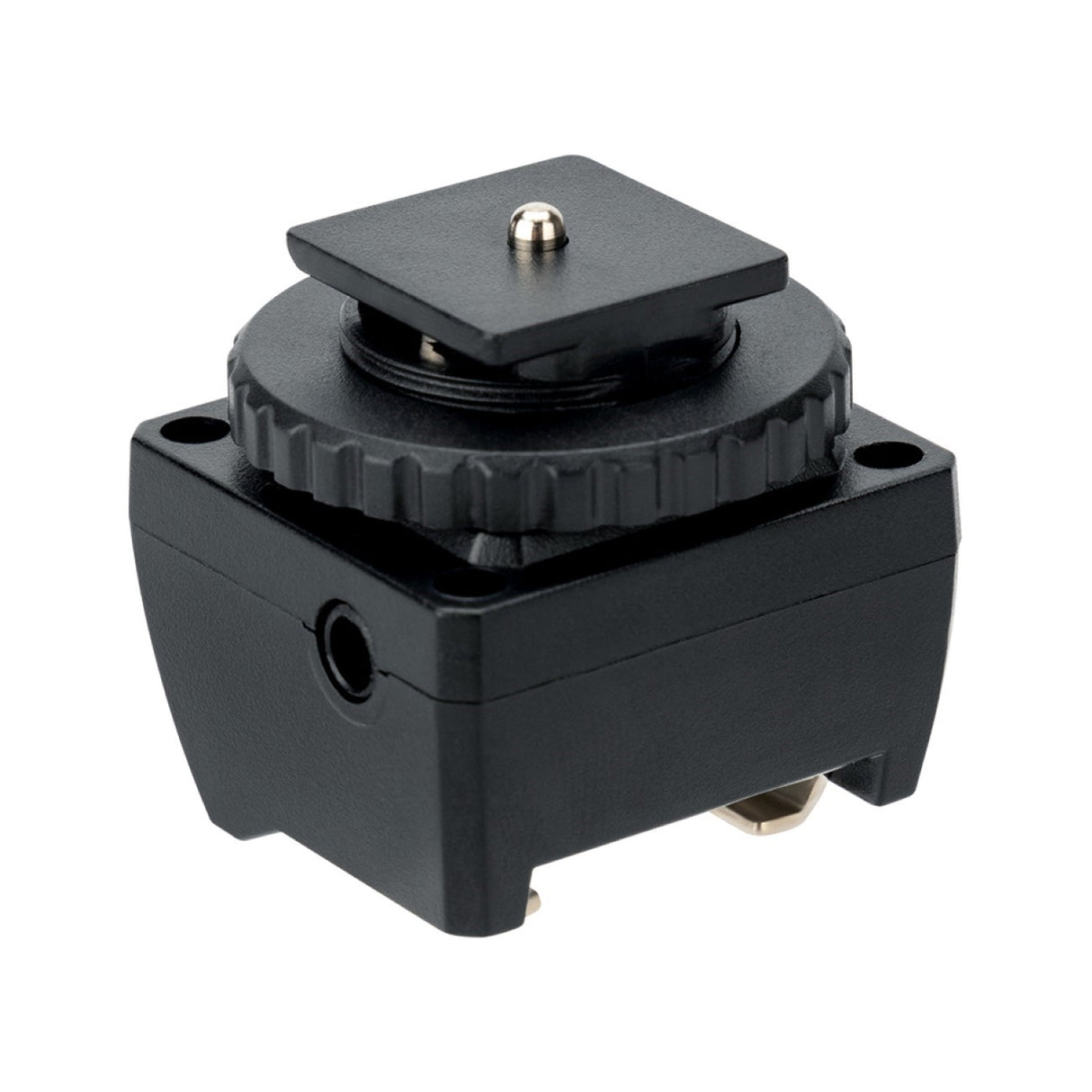 Blitzschuhadapter mit PC-Buchse für Kameras mit Standard-ISO-Blitzschuh