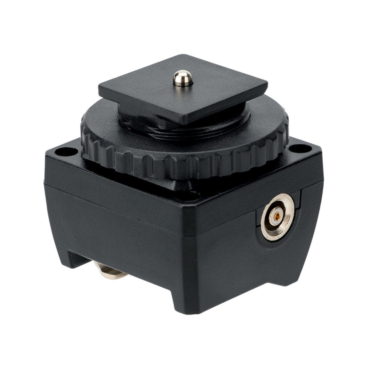 Blitzschuhadapter mit PC-Buchse für Kameras mit Standard-ISO-Blitzschuh