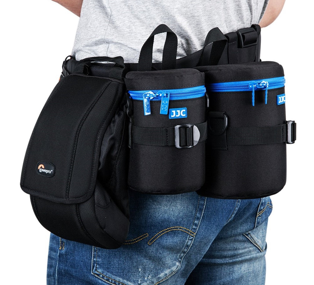 Objektivtasche für SLR-Objektive robust Innenpolster wasserabweisend 110x225mm