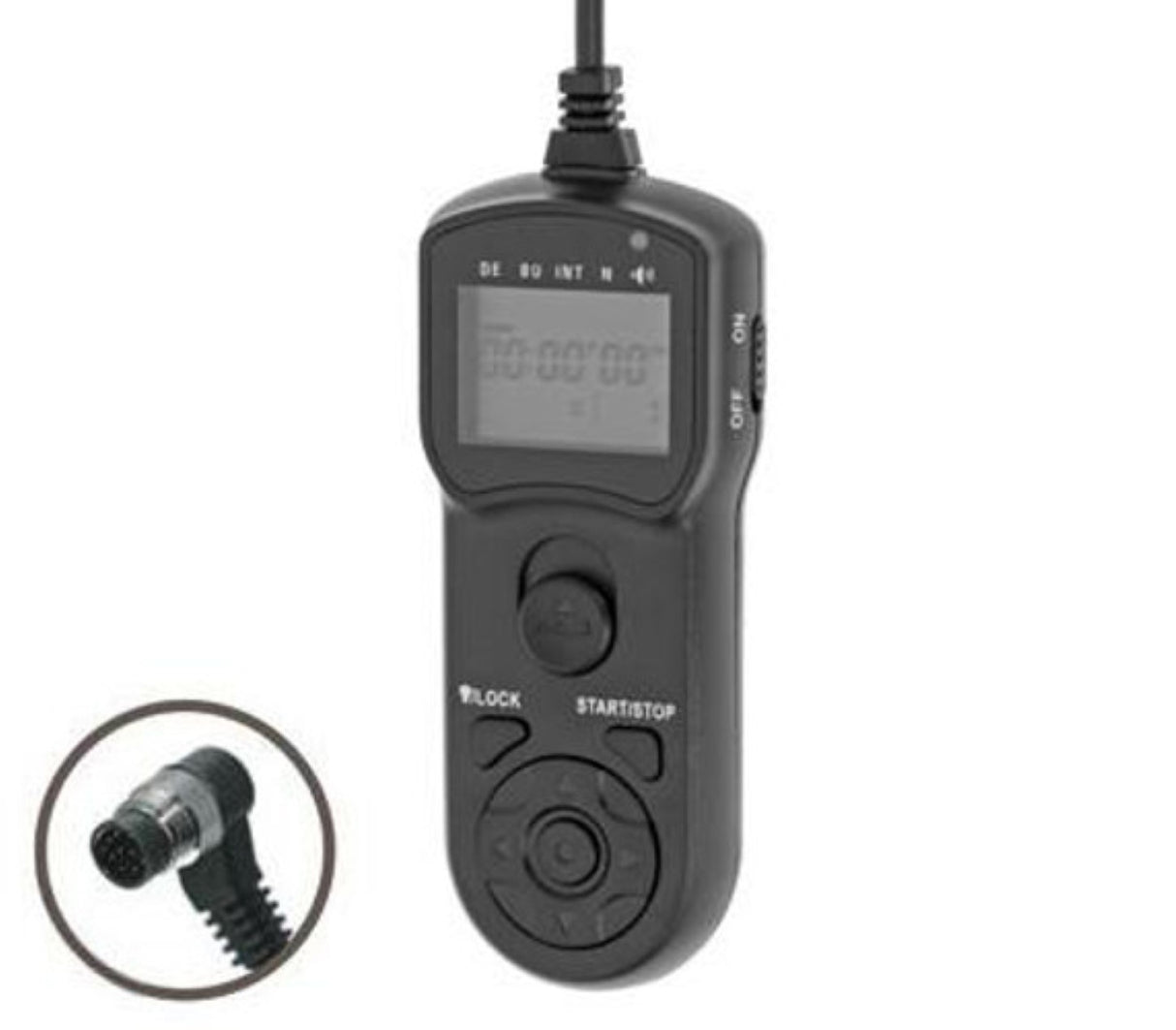 JJC Timer-Fernauslöser DC0 für zB. Nikon Z9 Z8 D850 D810 D800 D700 D300s D4s (TM-B)