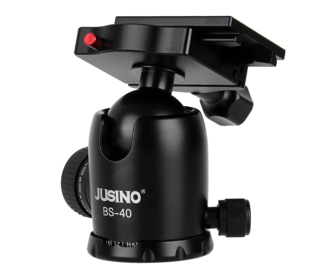 JUSINO Robuster Kugelkopf Stativkopf bis 20kg belastbar BS-40